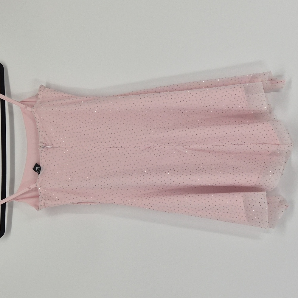 Windsor Baby Pink Sparkling Perfection Rhinestone A-Line Mini Dress - Picture 7 of 12